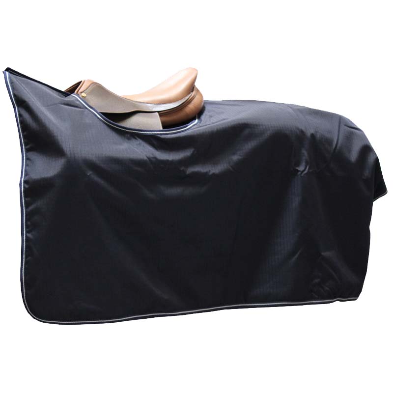 Waterproof sheet with leg straps