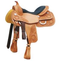 POOL’S GENUINE WESTERN SADDLE model REINER FLOWERS 555