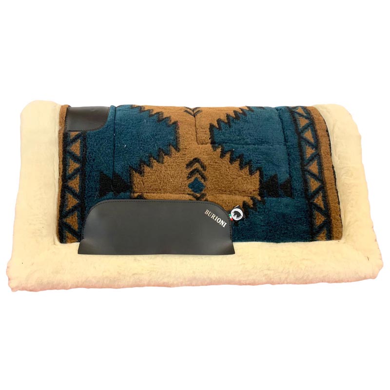 Western saddle pad wool & fleece