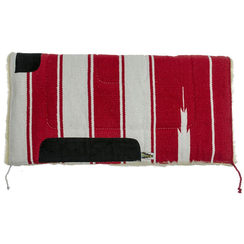 Western saddle pad synthetic fleece