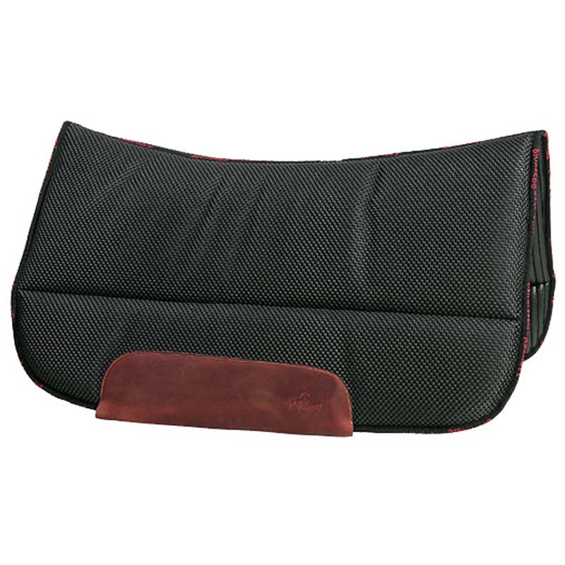 Western saddle pad pioneer in transpirant neoprene