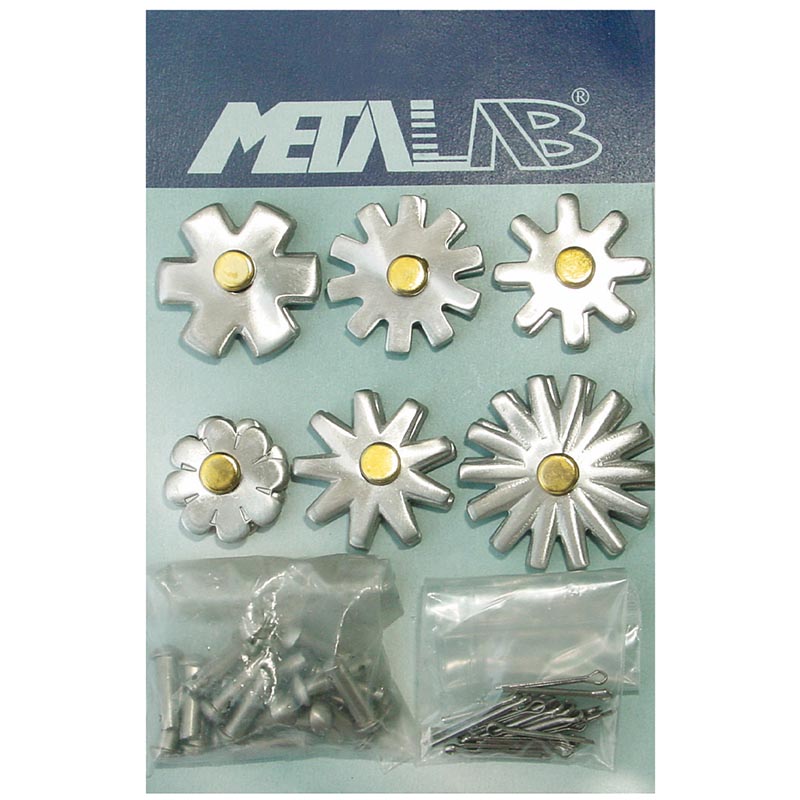 Metalab spare rowels for western spurs 6 pairs set