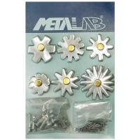 METALAB SPARE ROWELS FOR WESTERN SPURS 6 PAIRS SET