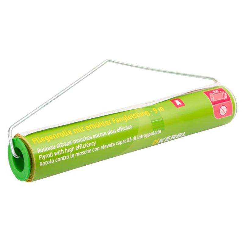 Roller fly stick trap wit aromatic substance
