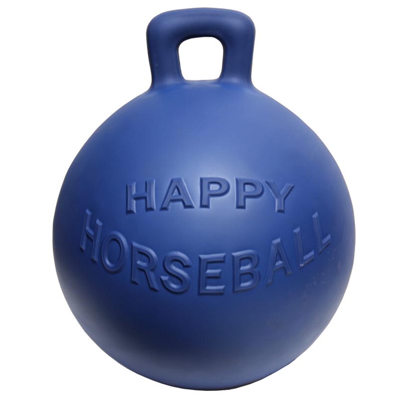 Rubber ball for horses