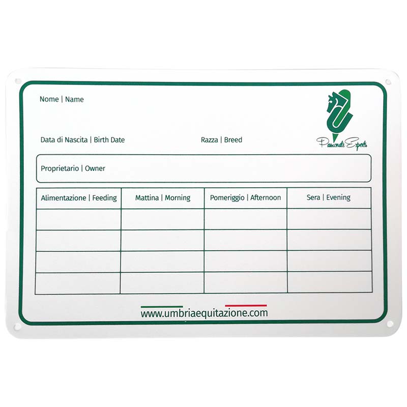 Plaque for stable reporting in plastic