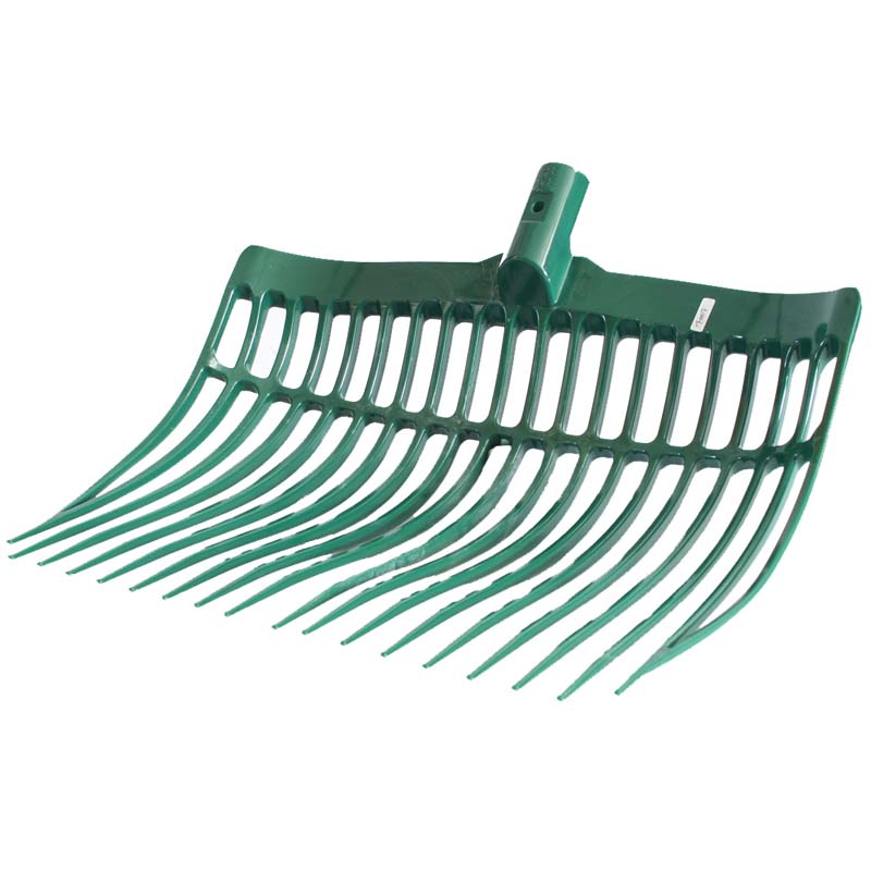 Polycarbonate pitchfork with rounded sides
