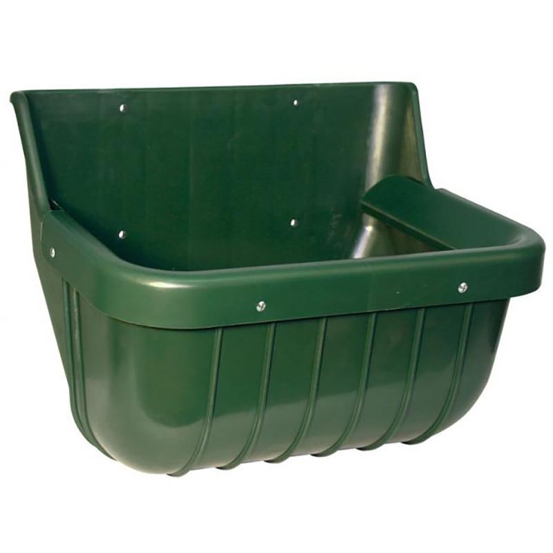 Wall manger with anti-wasting border 15 lt.