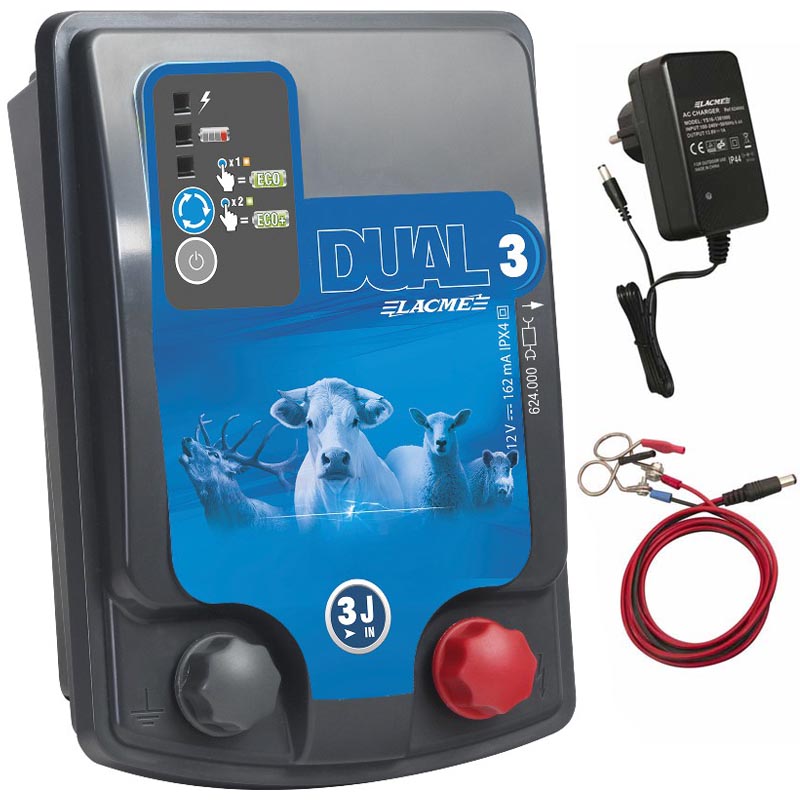 Fencer lacme d3 dual current and battery 12v 2 joule