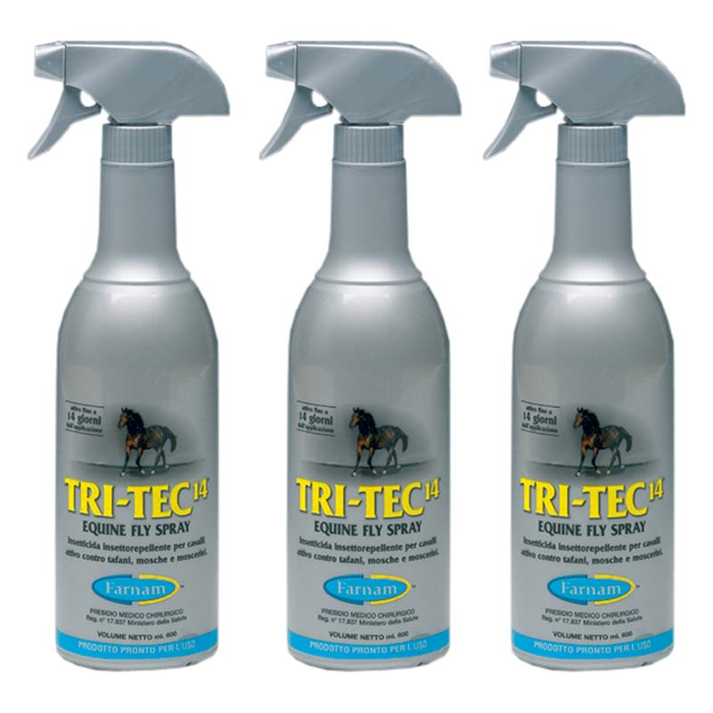 Set 3 pieces art. 0853 farnam tri-tec 14 600 ml fly repellent