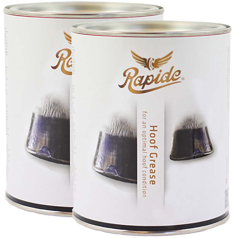 Set 2 pieces art. 0827 hoof grease rapide hoof grease lt. 1