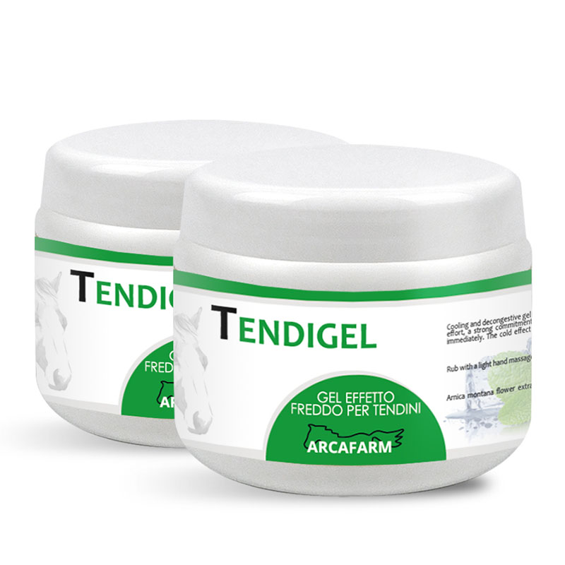 2x0807 pieces cooling gel for tendons arcafarm tendigel”