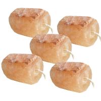 SET 5 PIECES art. 1054 ROLL NATURAL MINERAL SALT HIMALAYA 1.5 kg