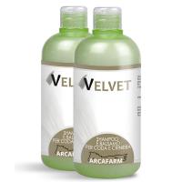 SET 2 PIECES art. 0870 SHAMPOO CONDITIONER ARCAFARM VELVET