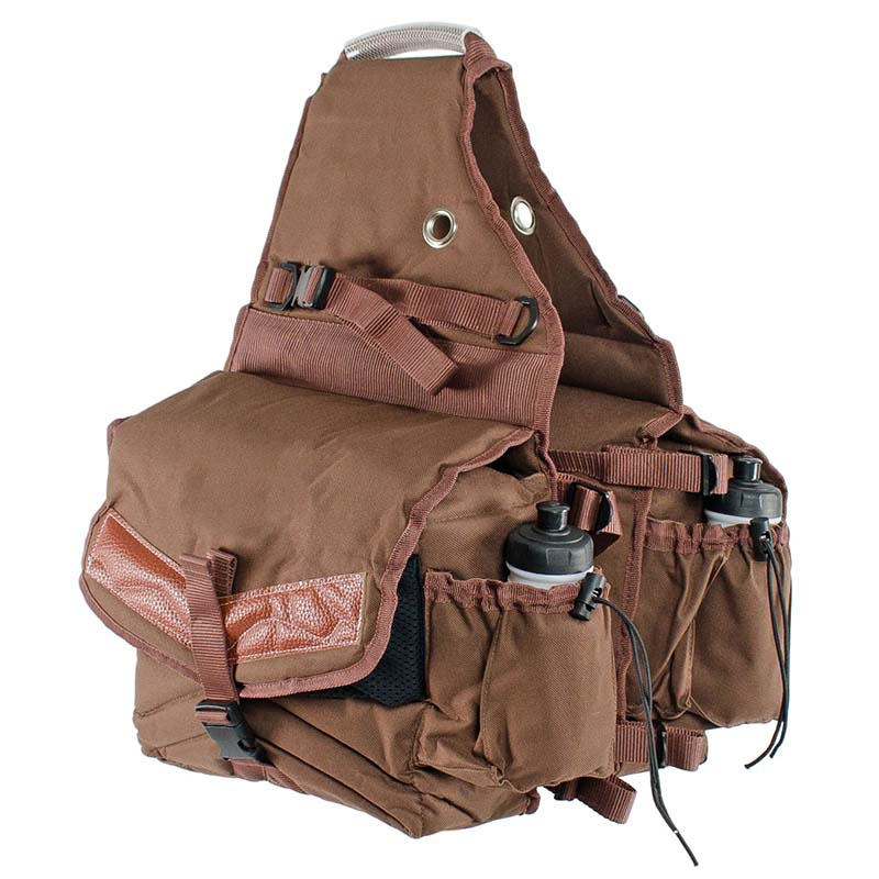 Rear saddlebag pool's with two pockets and water bottles