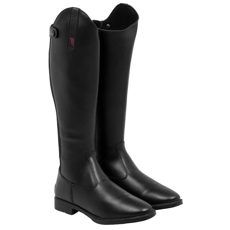 Supreme riding boots for women and children in smooth eco-leather