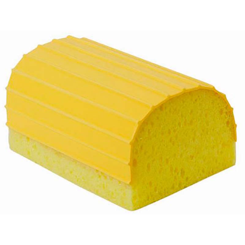 Shower sponge with sweat scraper
