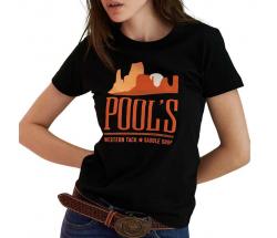 POOL'S  WOMEN SLIM FIT T-SHIRT WITH COLORADO PRINT - 5507
