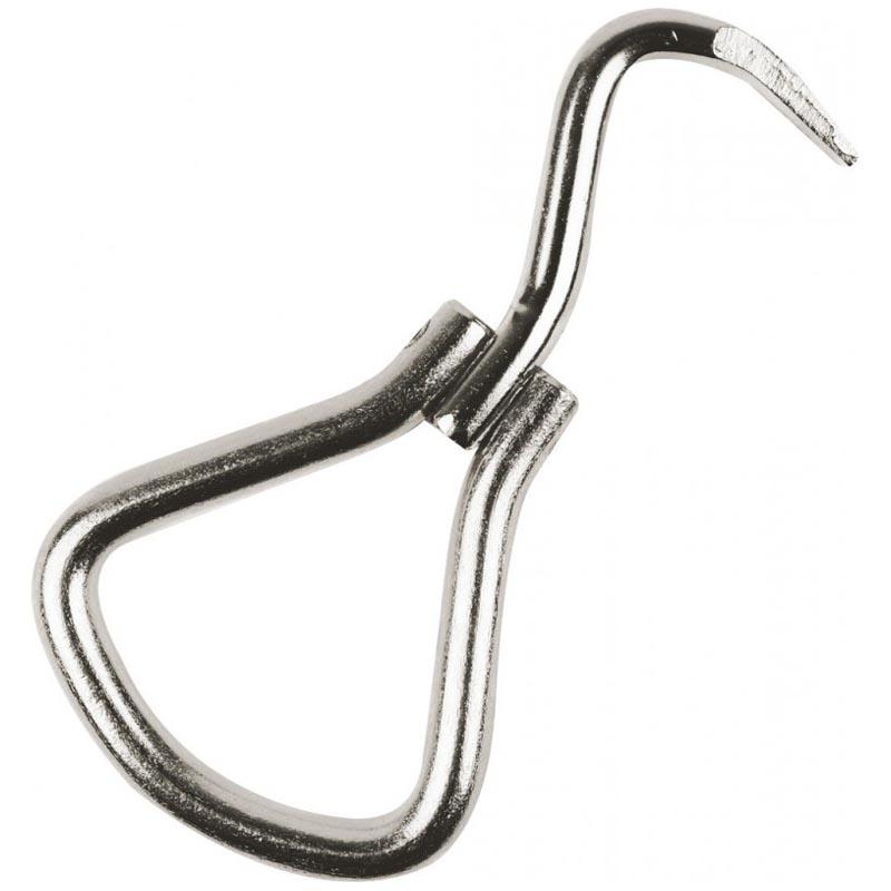 Hoof pick steel resealable travel