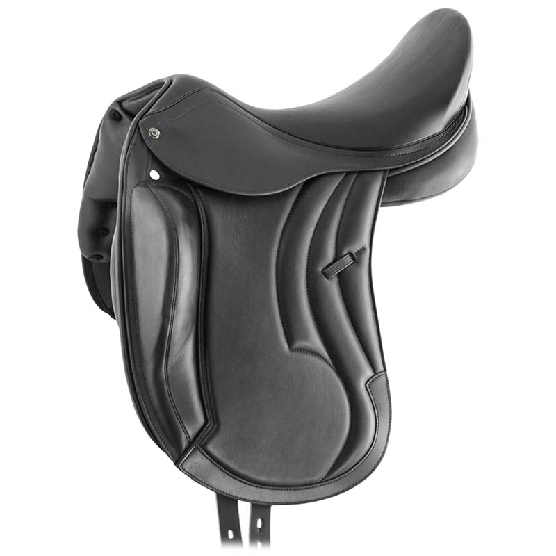Dressage saddle equestro genuine italian leather model lusiana
