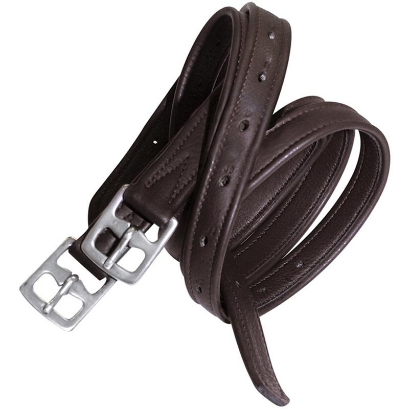 Stirrup leathers double leather and nylon inside