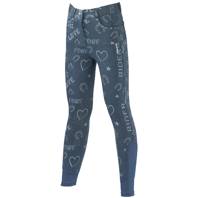 Daslo riding breeches for children with strass