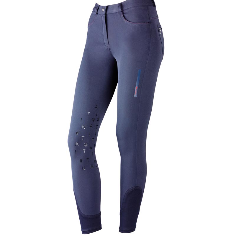 Tattini ladies riding breeches model amaranto with knee grip