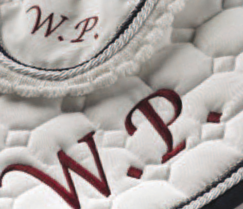 Customization equiline embroidery written