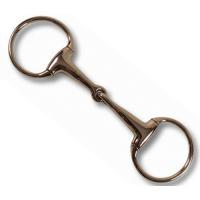 SNAFFLE EGG BUTT BIT STAINLESS STEEL SOLID