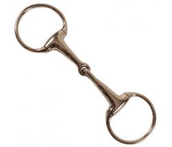 SNAFFLE EGG BUTT BIT STAINLESS STEEL SOLID - 2553