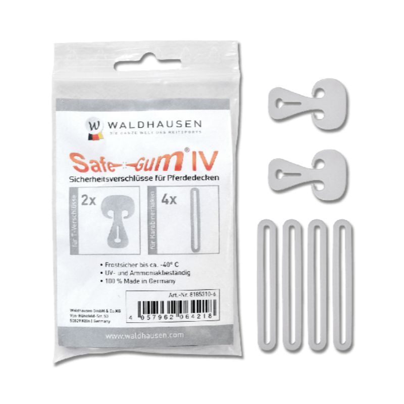 Safety closures for blankets mixed safe-gum set of 6