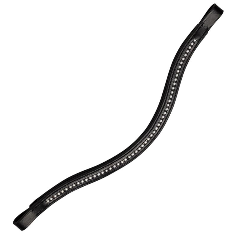 Browband excelsior leather model diamond