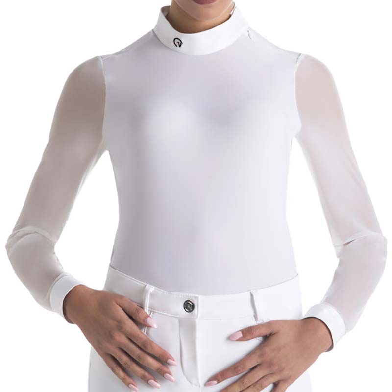 Competition polo ego7 long sleeve for woman rita model
