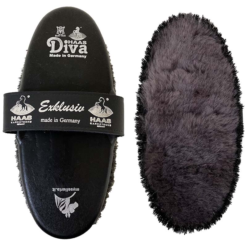 Brush haas diva exclusive with wool mattes medium 200x85 mm