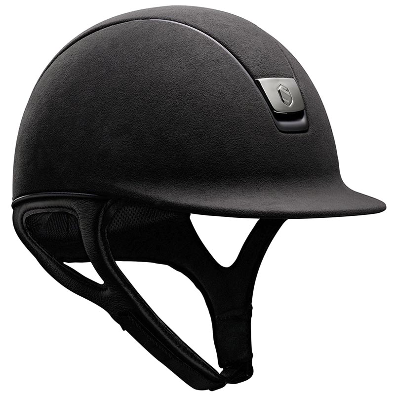 Helmet samshield model premium with front top alcantara