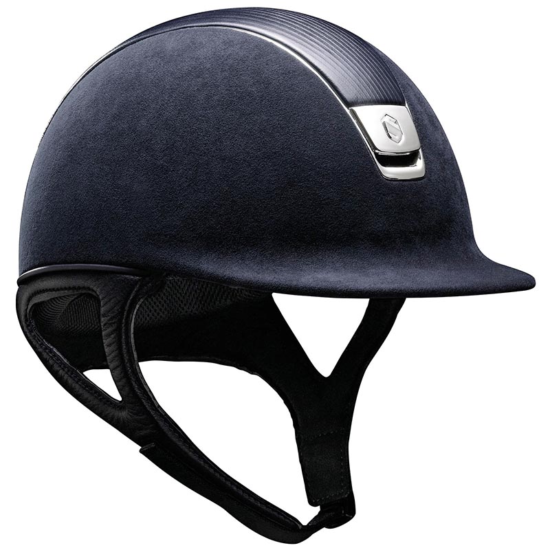 Helmet samshield model premium with front top leather
