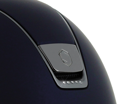 Customizing for helmet samshield with 5 swarovski front