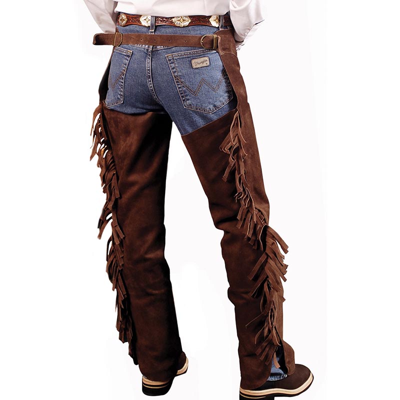 Chaps western suede unisex with fringes