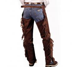 CHAPS WESTERN SUEDE UNISEX WITH FRINGES - 4109