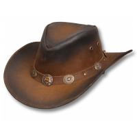 AUSTRALIAN LEATHER HAT MODEL TOMBSTONE UNISEX