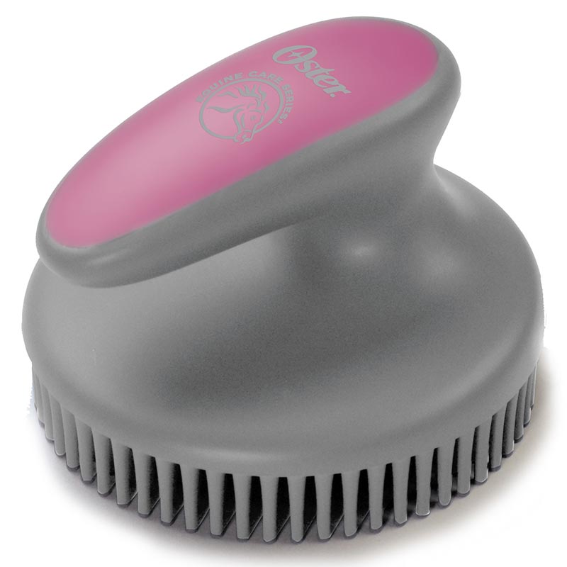 Curry comb massage tips with soft rubber of oster pink
