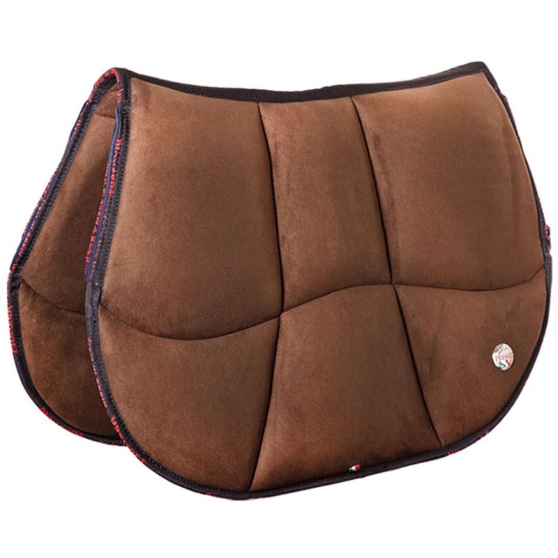 Pioneer english saddle pad in memory foam with removable panels