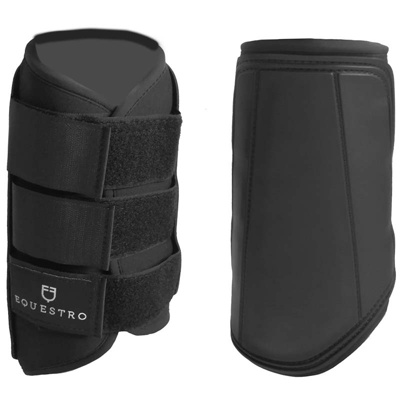 Pair cross country boots neoprene equestro
