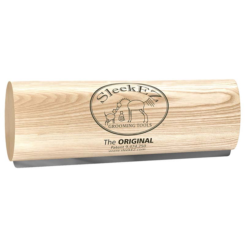 Sleekez curry comb usa deshedding tool for horse and saddlecloth changing season