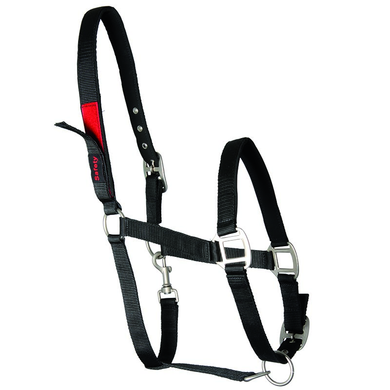 Halter nylon with safety opening in velcro