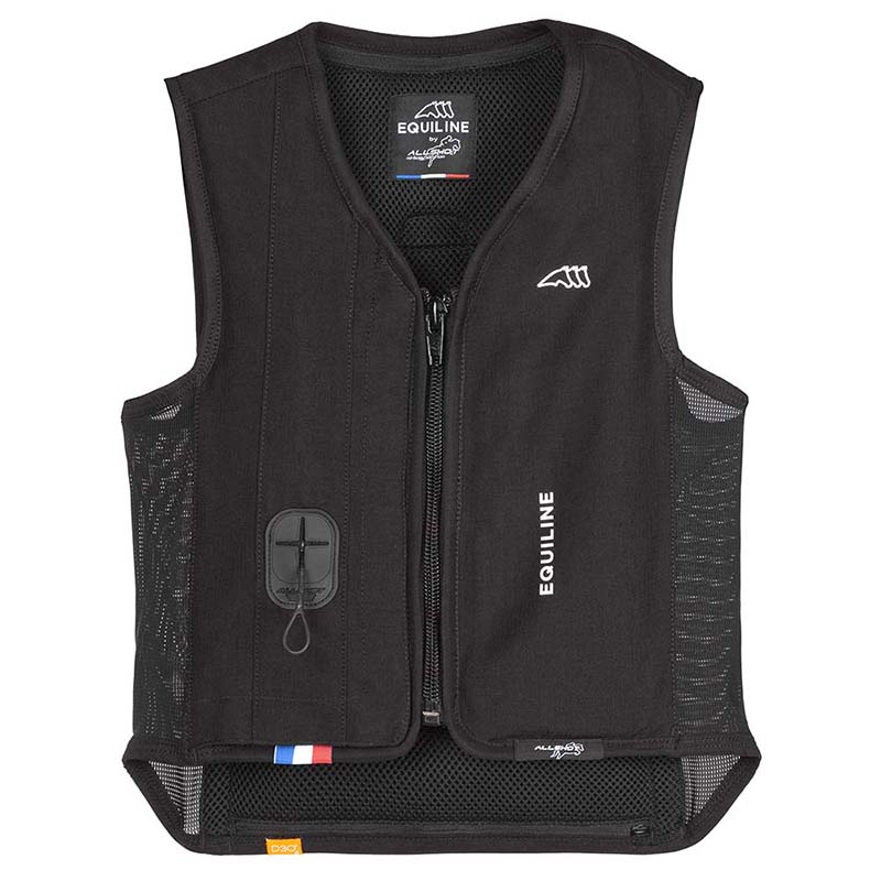 Equiline junior protective vest with airbag