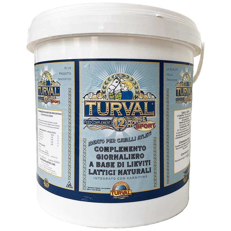 Horse turval 12 sport - intestinal bioregulator for racing horses kg 5