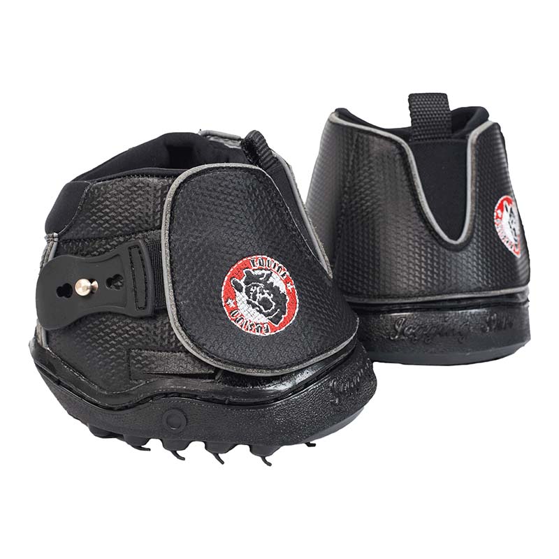 Active jogging shoe shock absorbing protective horse shoe