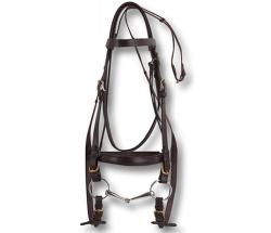 DRAUGHT HORSE COMPLETE BRIDLE FOR HEAVY HORSE - 2319