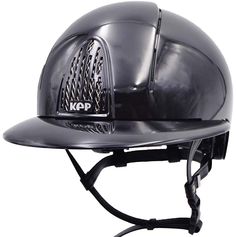 KEP ITALIA HELMET model CROMO SMART POLISH with POLO VISOR MySelleria